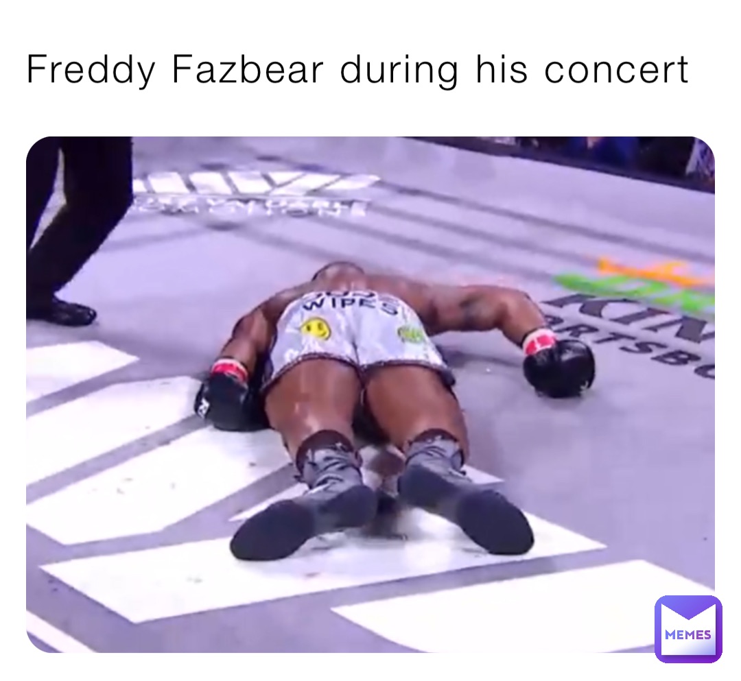 Freddy Fazbear during his concert