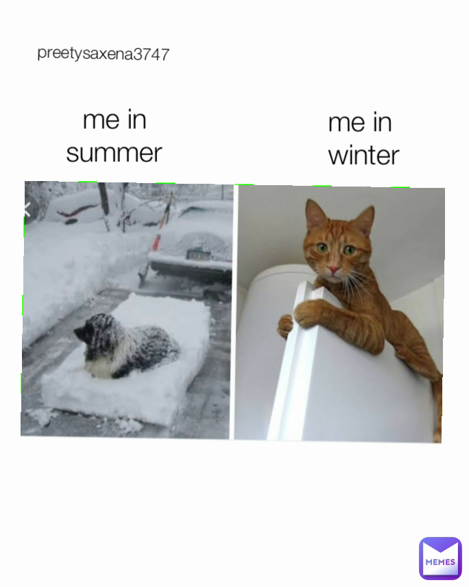 me in summer me in 
winter preetysaxena3747