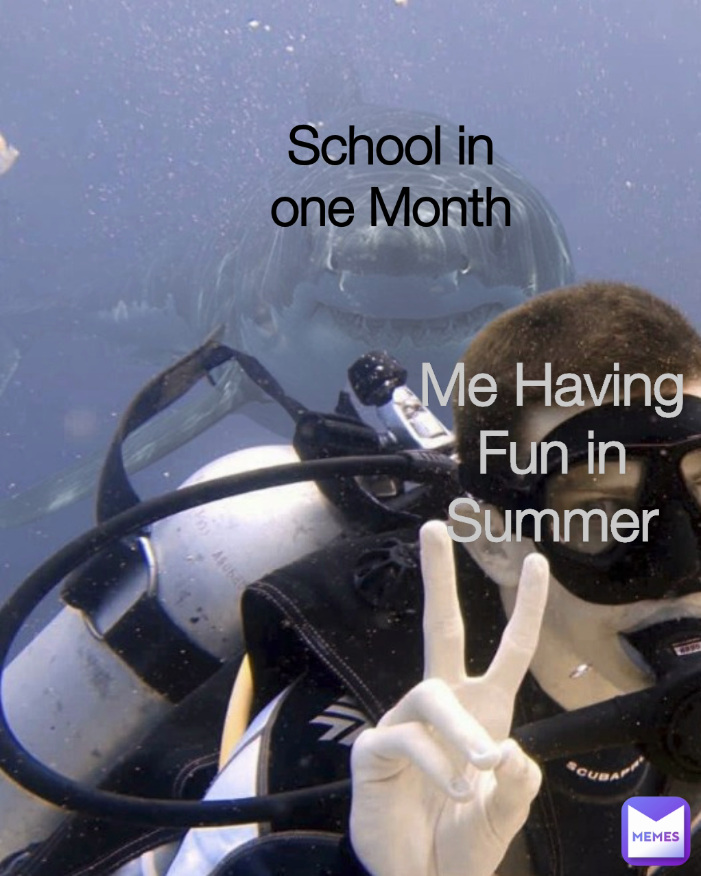 School in one Month Me Having Fun in Summer