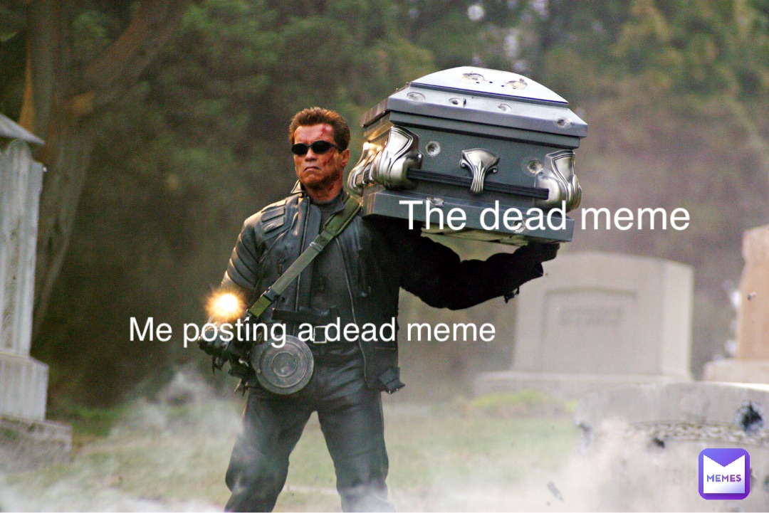 Me posting a dead meme The dead meme