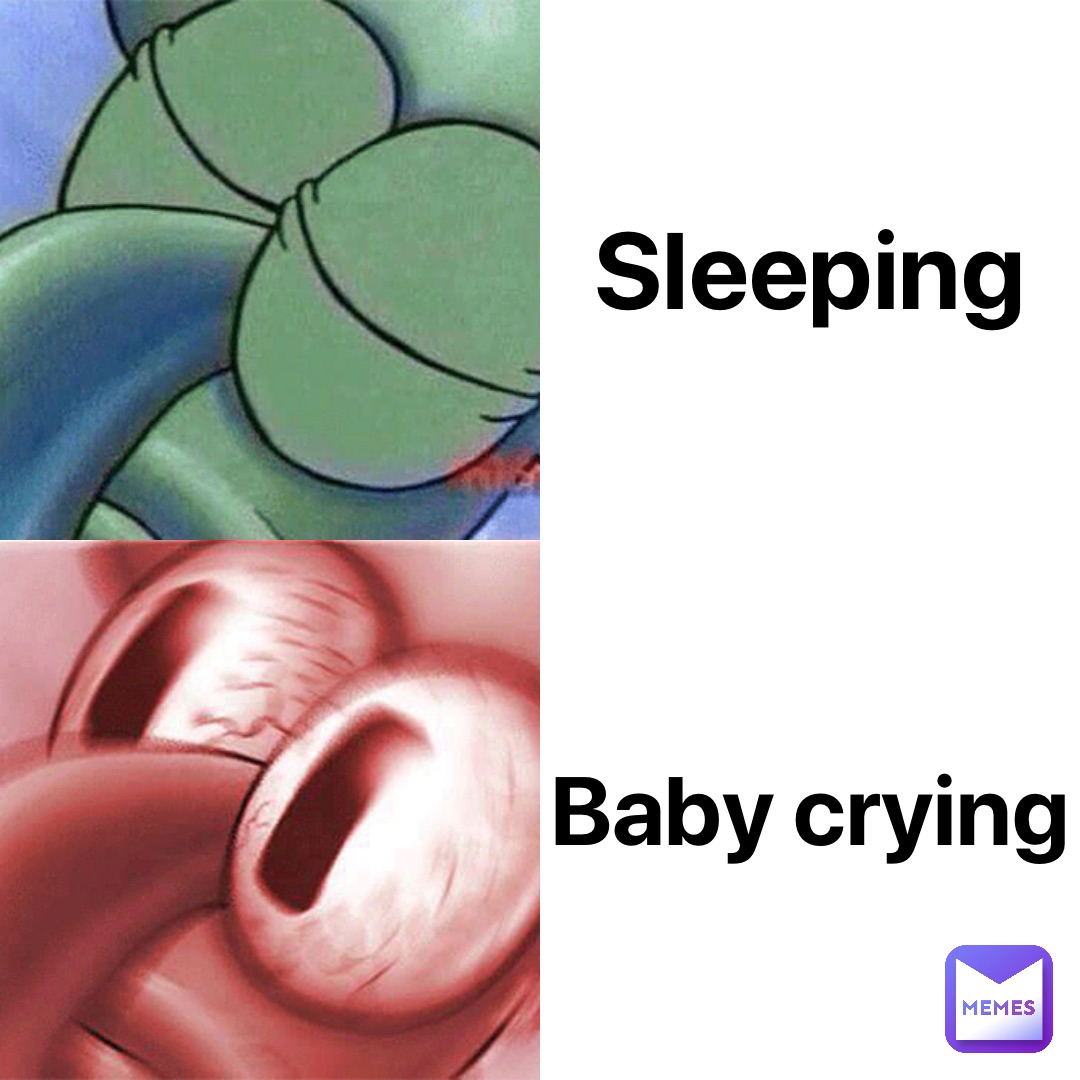 Sleeping Baby crying