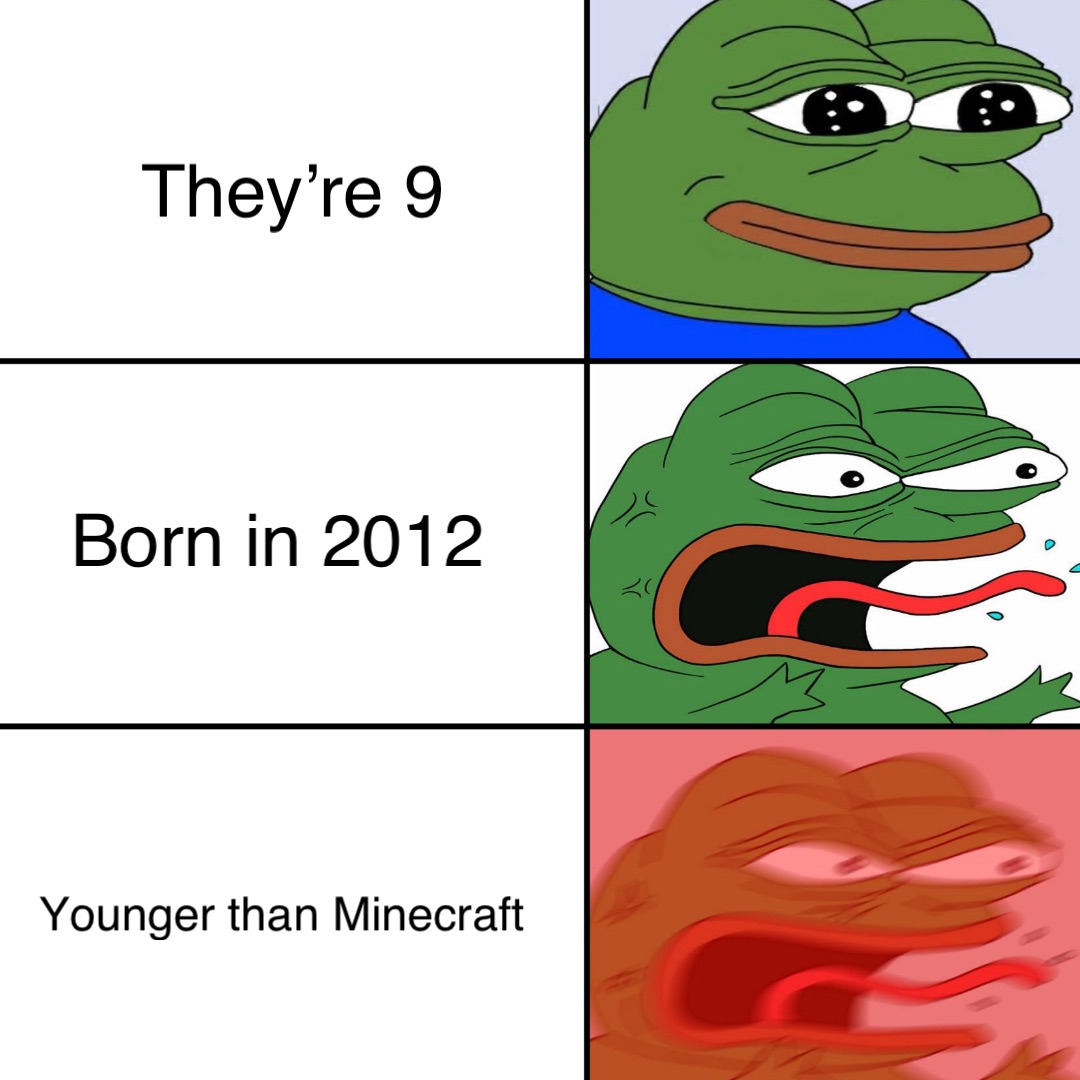 They’re 9 Born in 2012 Younger than Minecraft