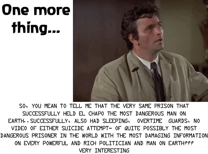 Just go ahead and call me me a crazy conspiracy theorist..\ud83e\udd2a but ya know you know....
  #jeffreyepstein     #theyknew     #themoreyouknow     #stayawake     #truth     #clintonbodycount    #columbo  #observant