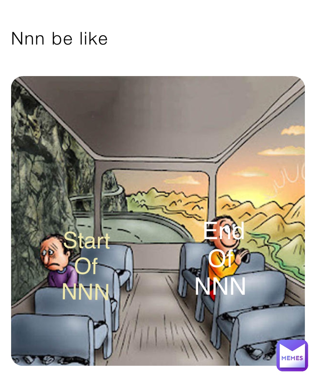 Nnn be like Start
Of
NNN End 
Of
NNN