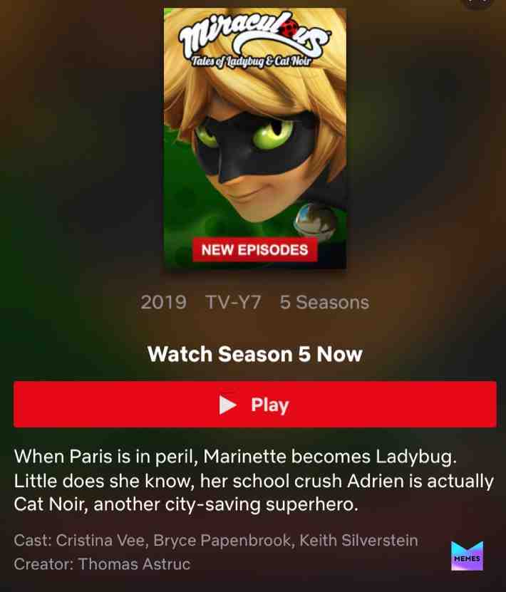 Season 3 came out on Netflix today! Been binge watching it as soon as I woke up today XD #miraculousladybug