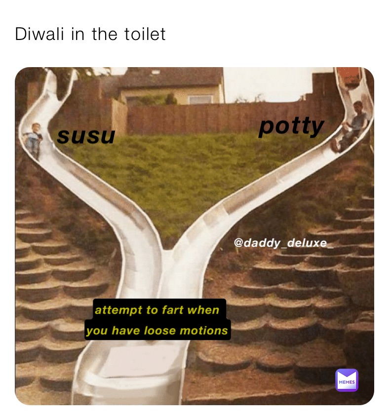 Diwali in the toilet