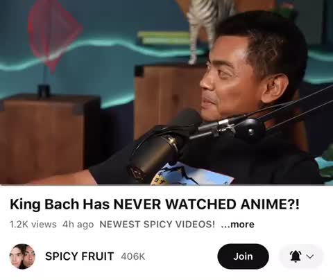I just finished watching this new video from Spicy Fruit Channel, Titled King Bach Never Watched Anime?, it amazing and a interesting podcast video I ever watched. It so lit! and apologize for Alex Wassabi things he say in this video it be offended by American people, he just say that accidentally slipped from his mind. He say things without thinking first. Anyways, have a beautiful day or have a well-rested night see you next Wassabi Saturday and see you next spicy fruit Monday. Mkay bye. #wassabiproductionchannel #spicyfruitchannel #kingbach #alexwassabi #guavajuicechannel #roifabito