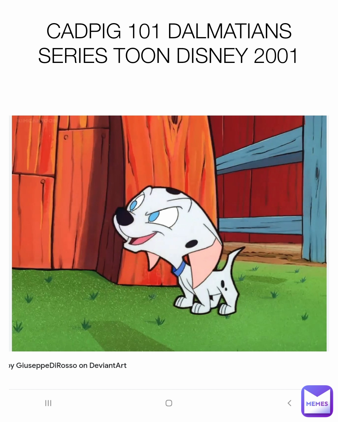 CADPIG 101 DALMATIANS SERIES TOON DISNEY 2001