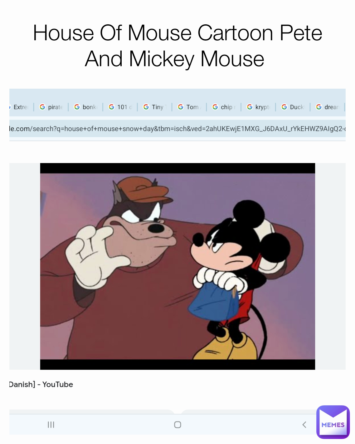 House Of Mouse Cartoon Pete And Mickey Mouse 