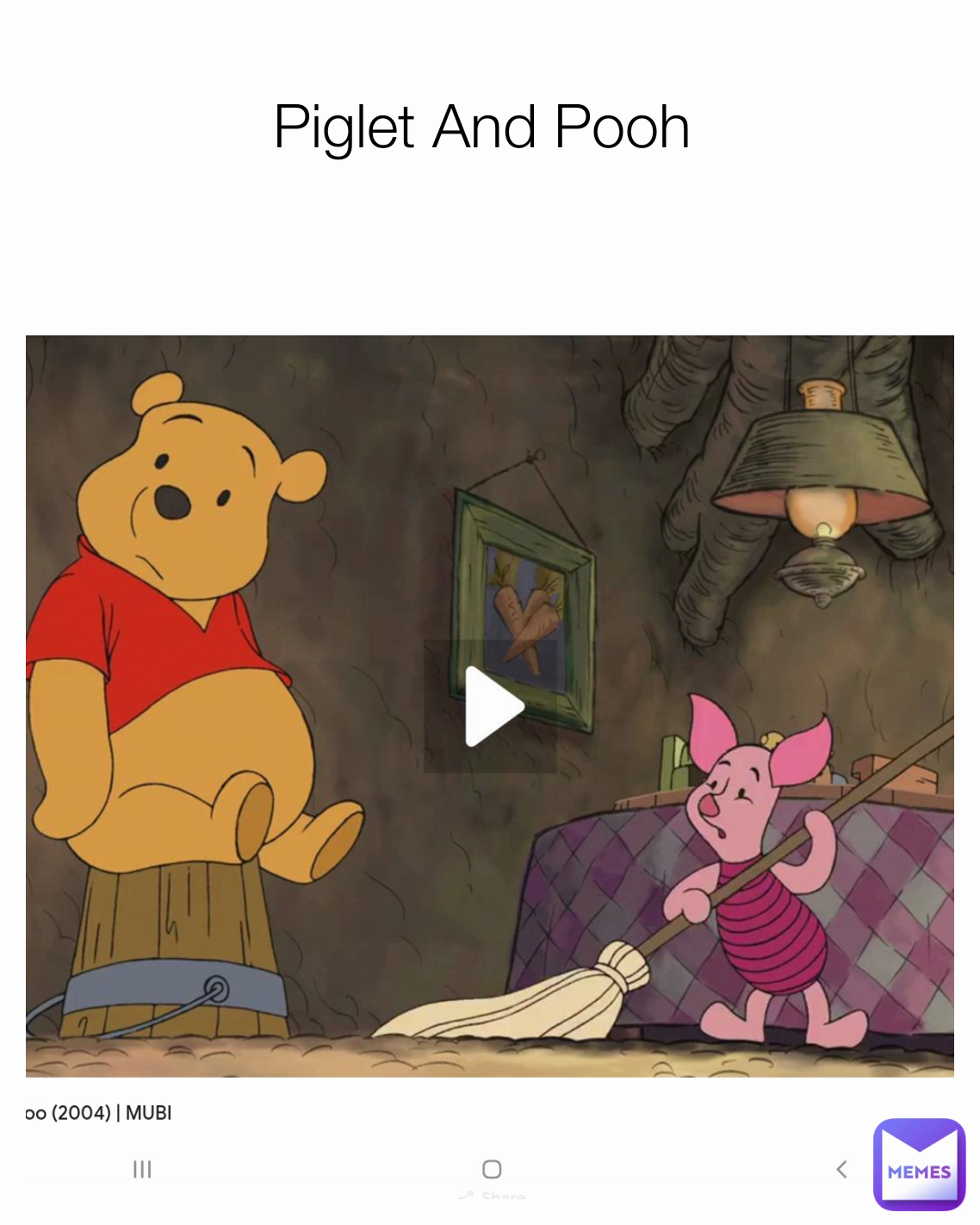 Piglet And Pooh 