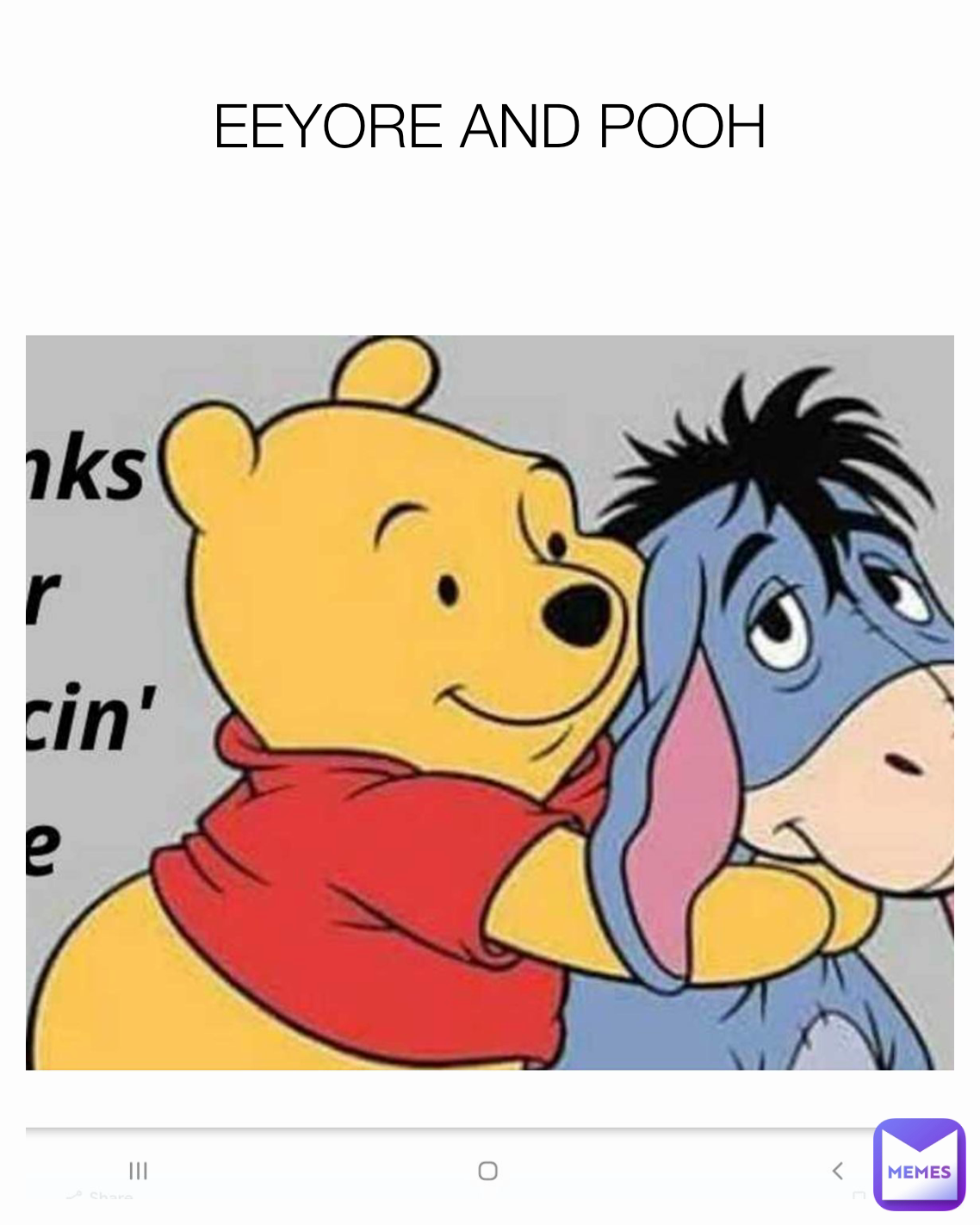 EEYORE AND POOH