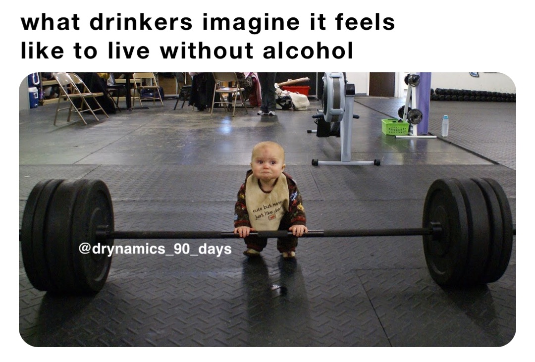 what drinkers imagine it feels like to live without alcohol @drynamics_90_days