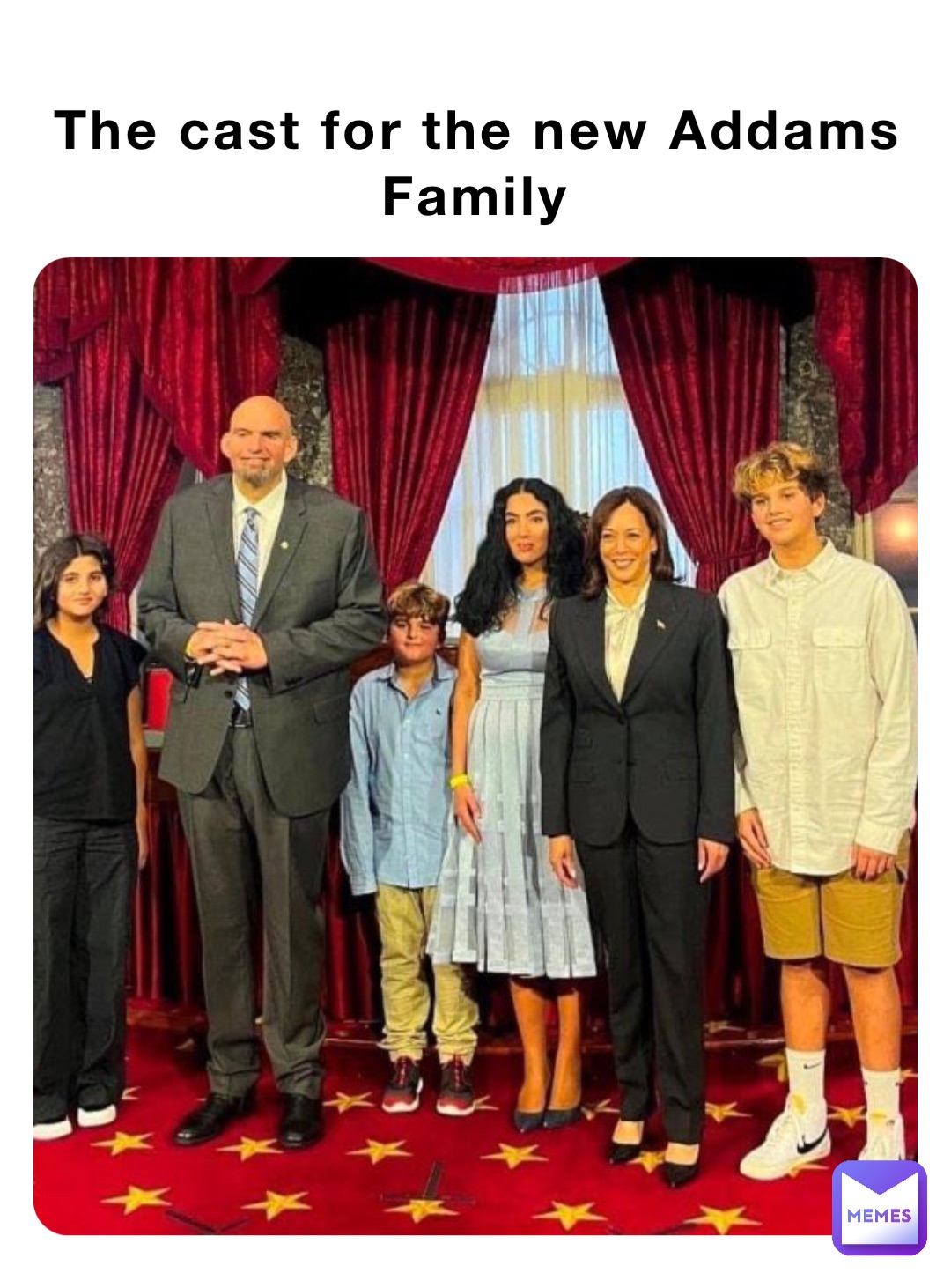 The cast for the new Addams Family