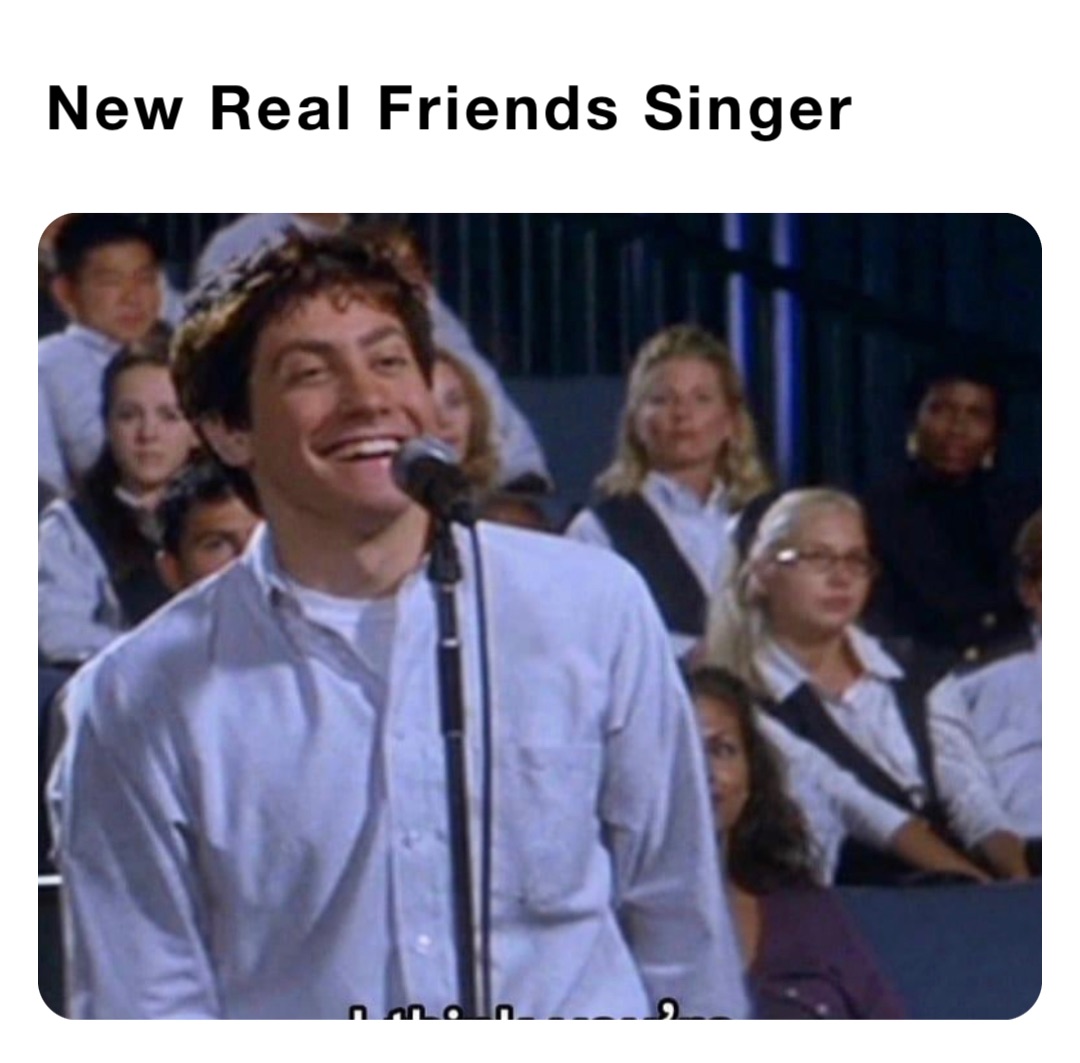 New Real Friends Singer