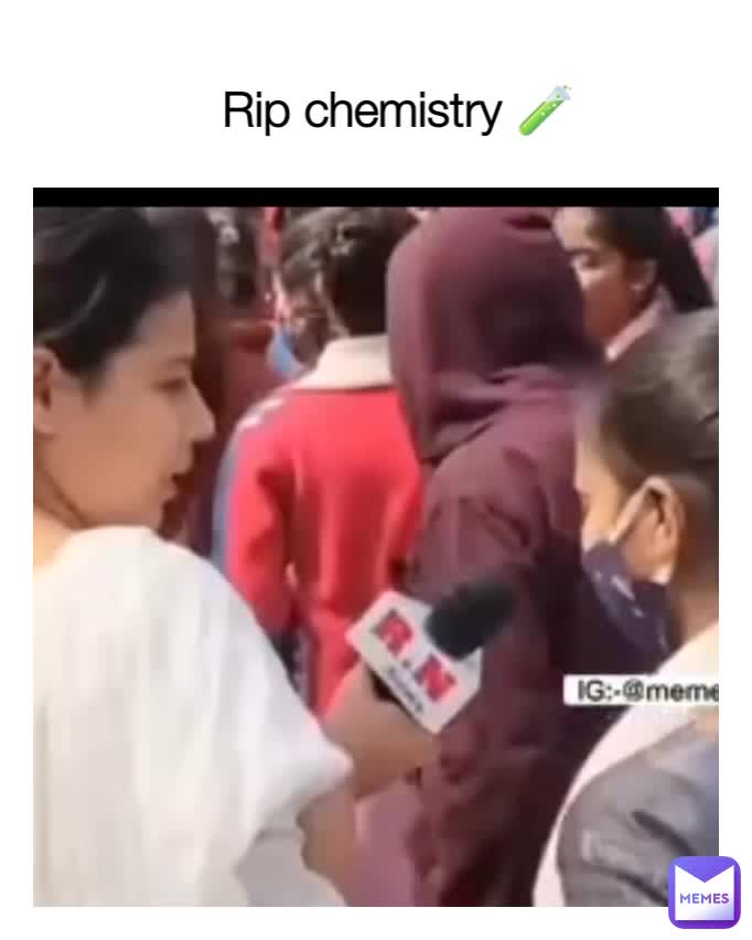 Rip chemistry ⚗️