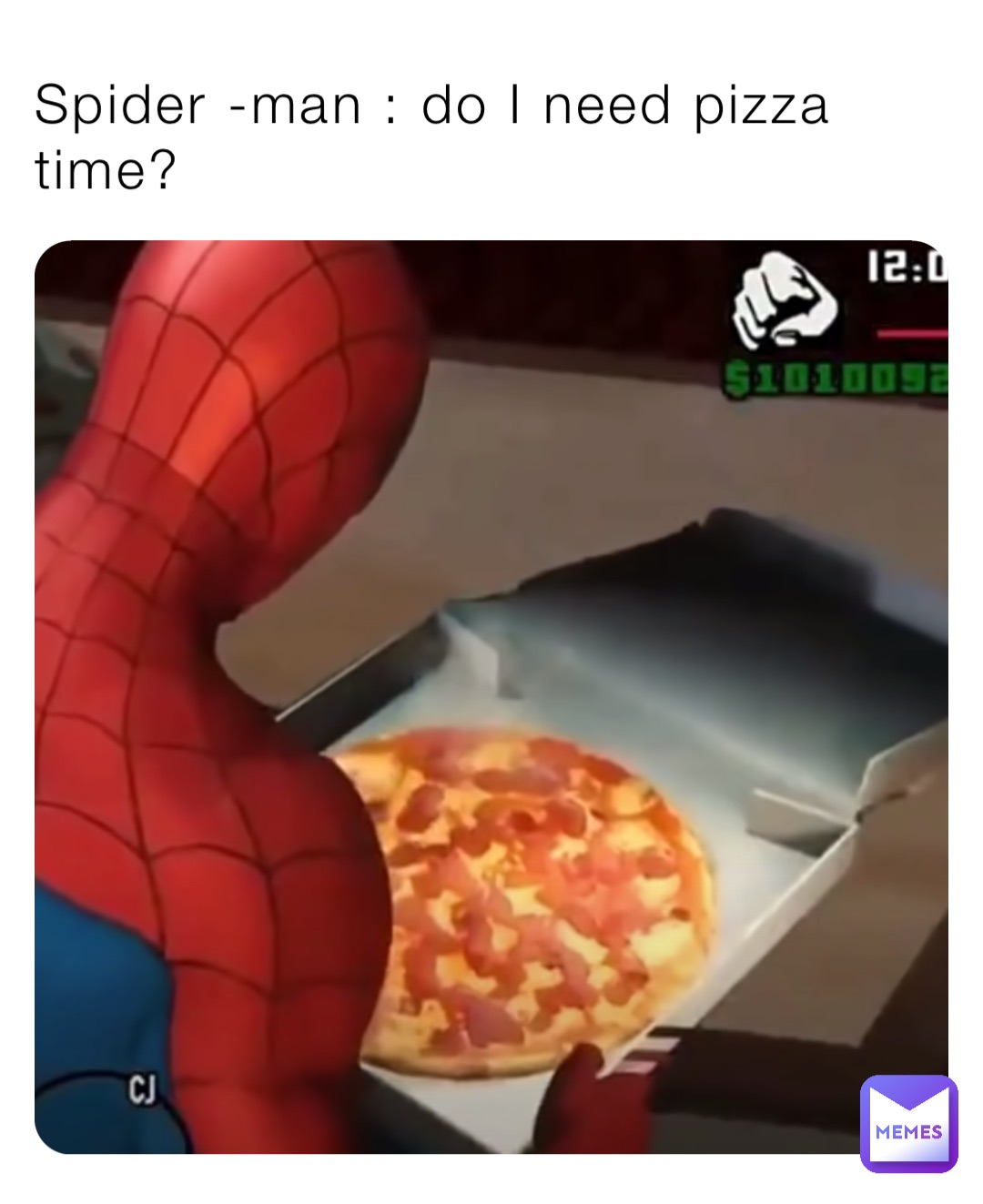 Spider -man : do I need pizza time?