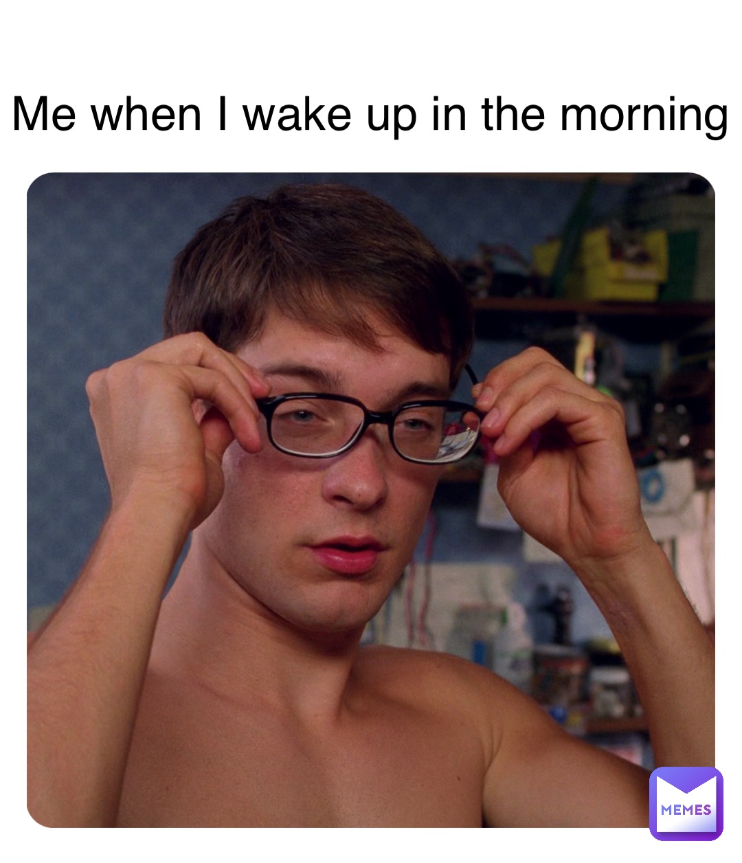 waking up in the morning meme