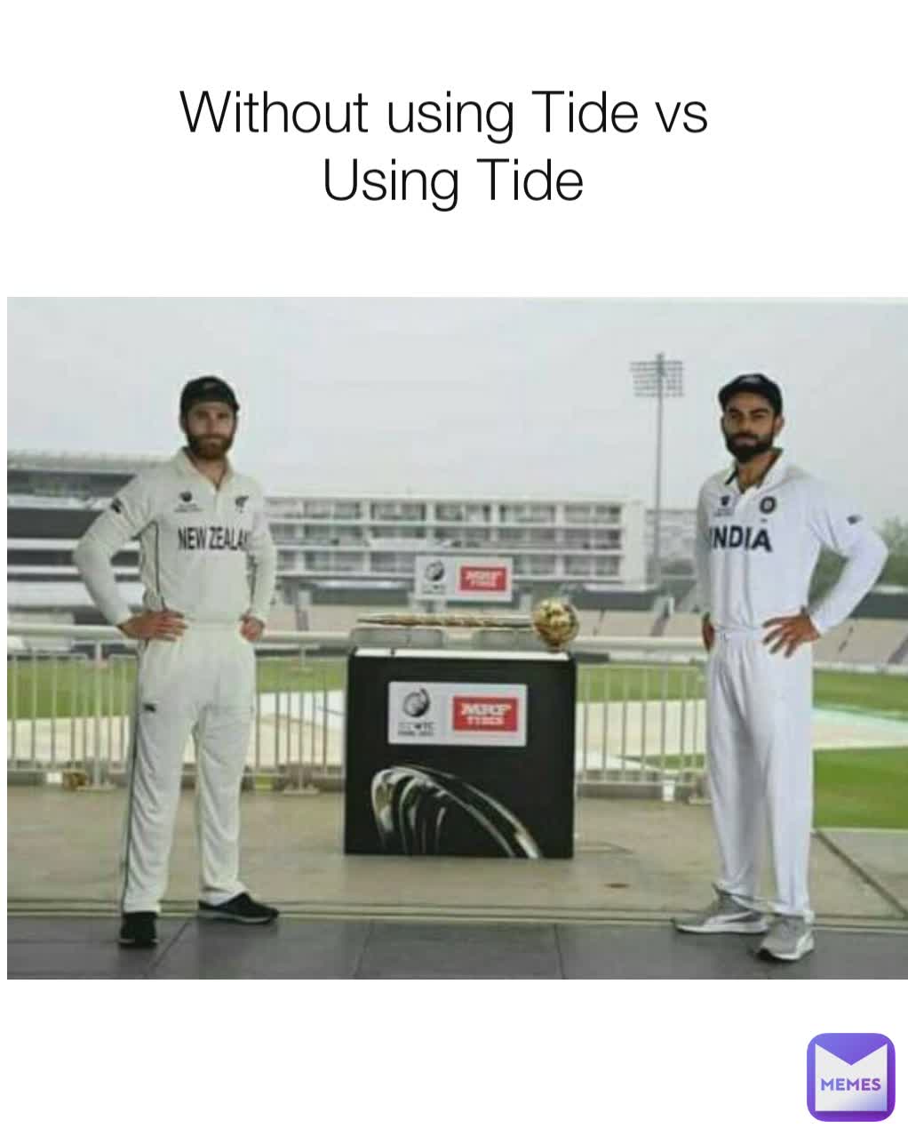 Without using Tide vs 
Using Tide