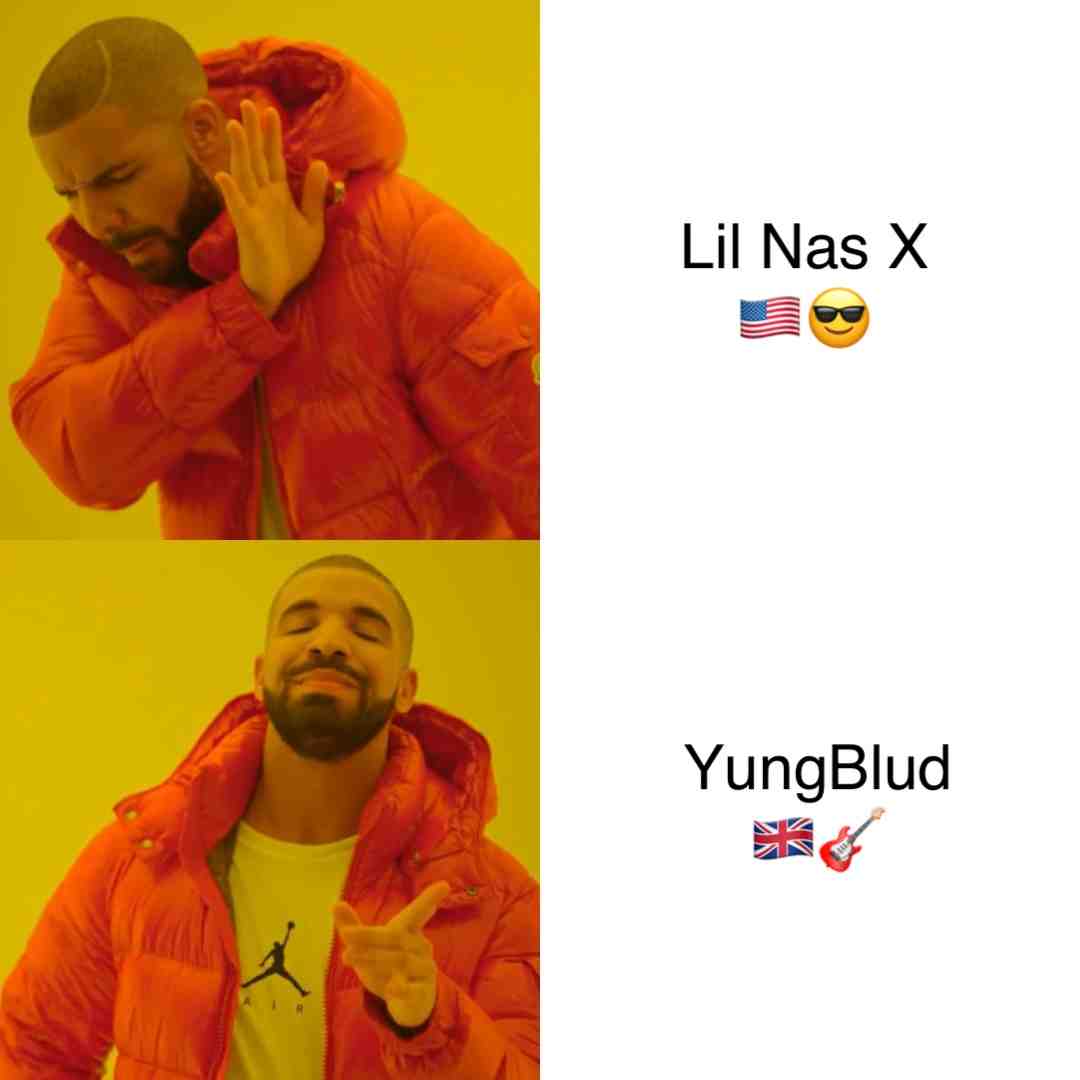I prefer being listen to Punk #Drake #lilnasx #yungblud