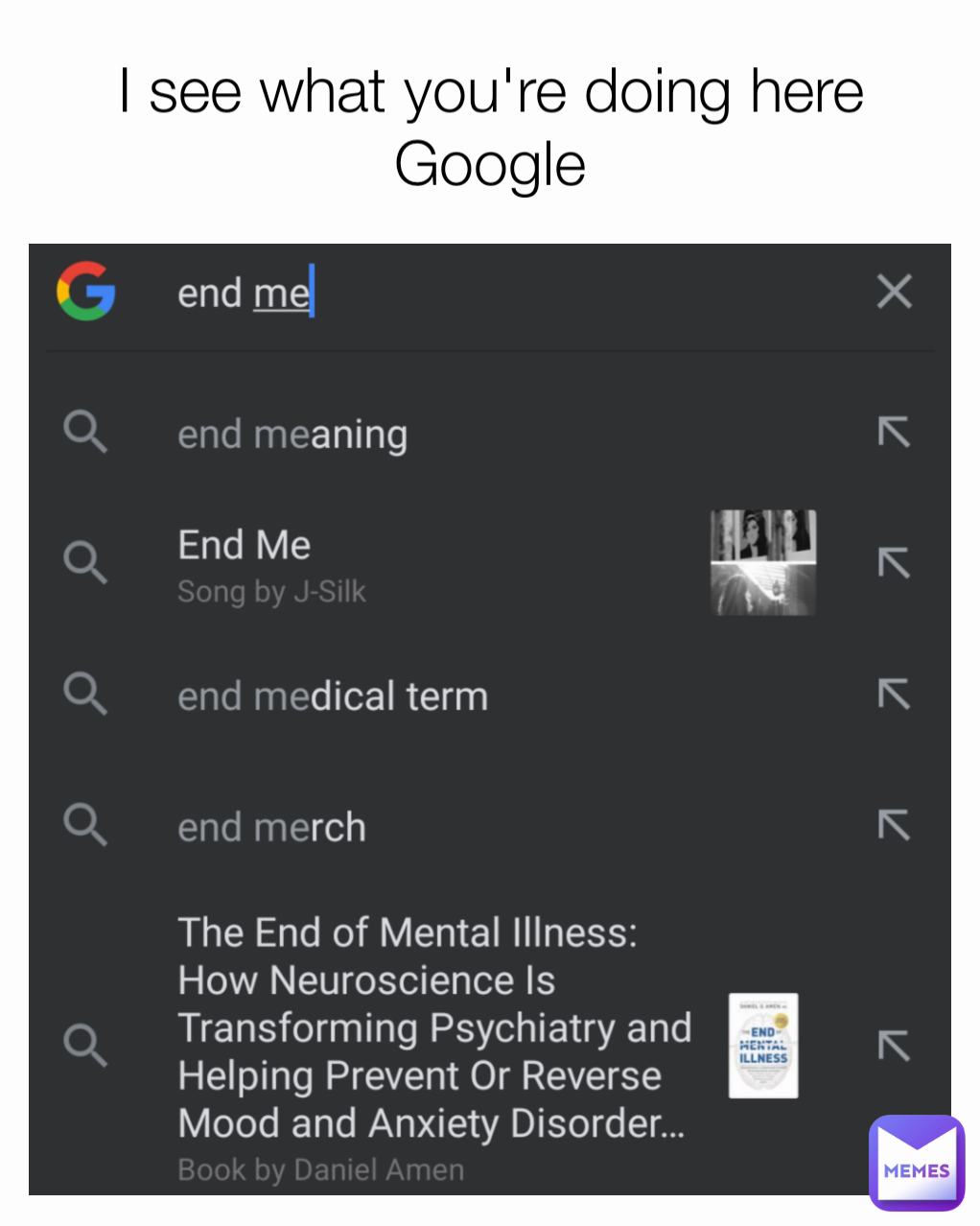 I see what you're doing here Google