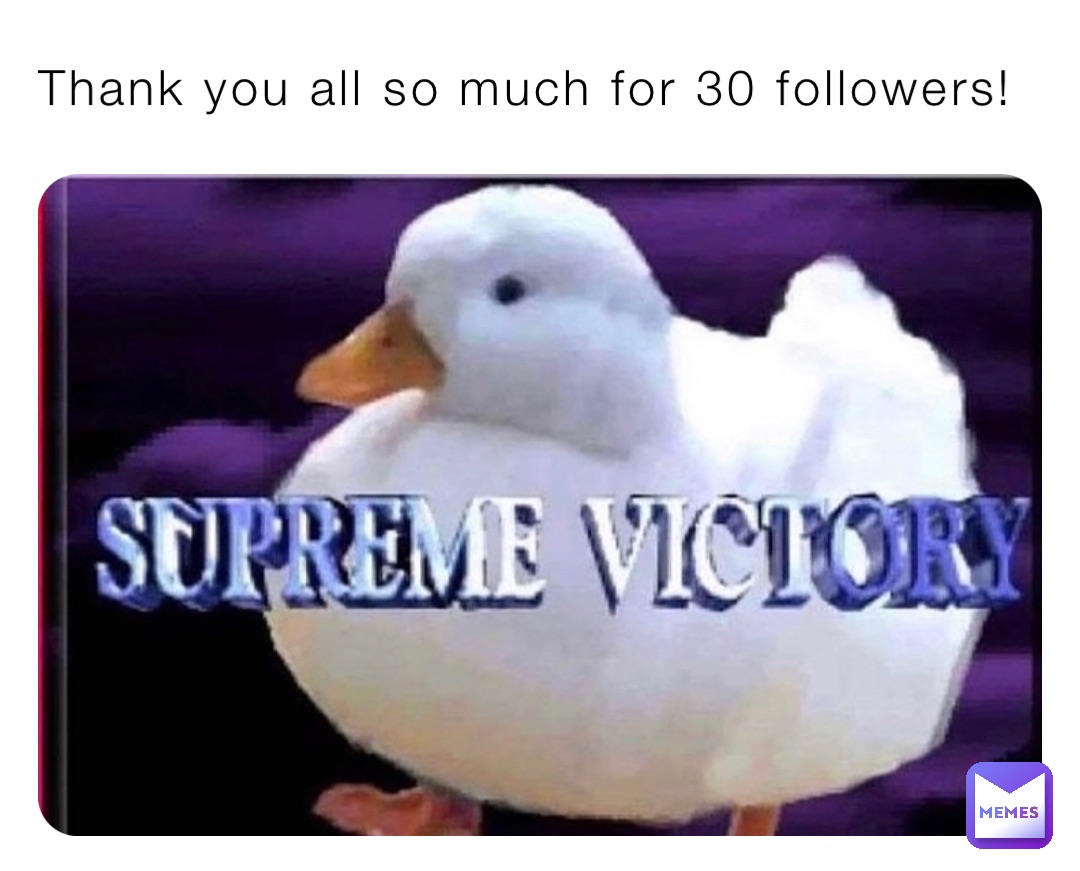 Thank you all so much for 30 followers!