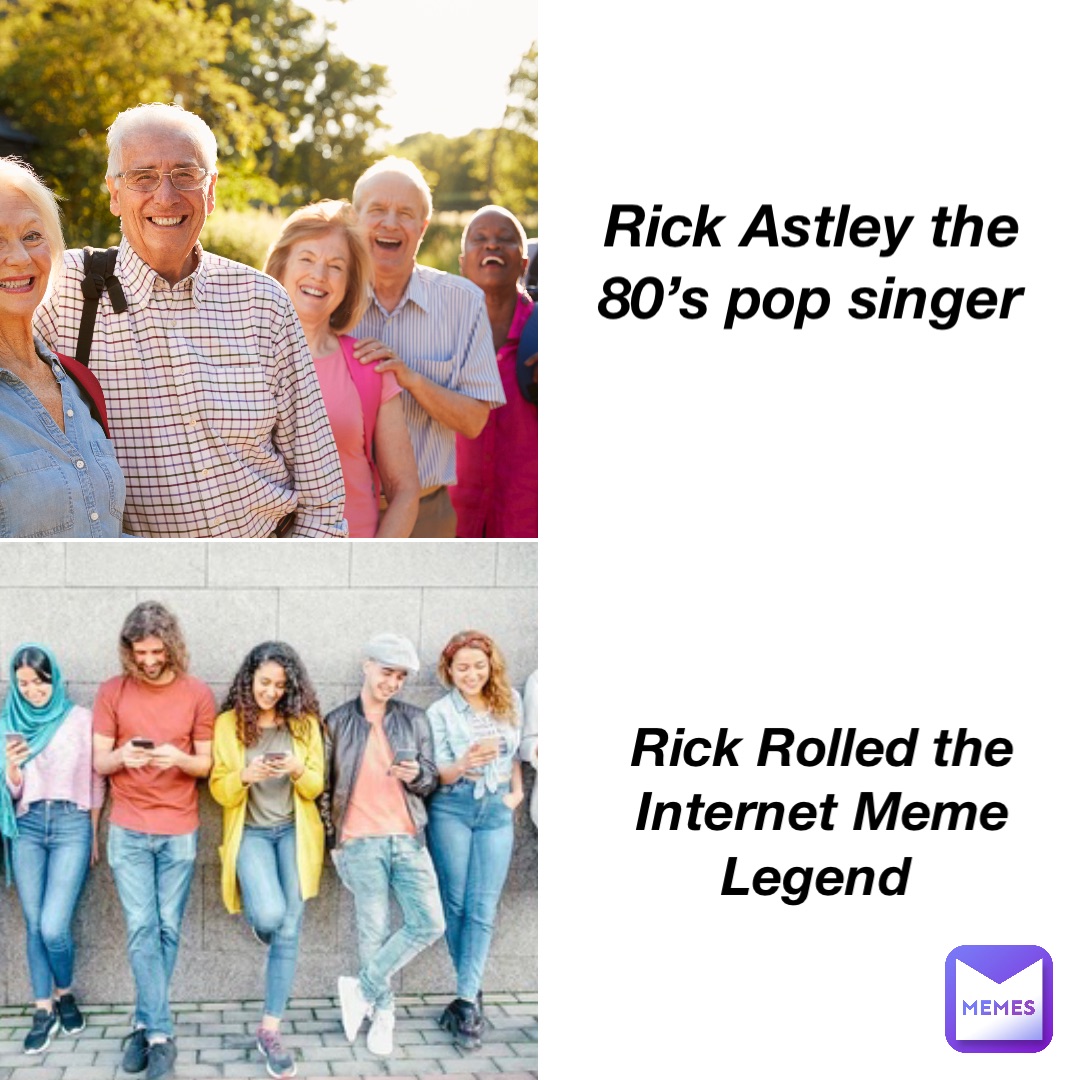 Rick Astley the 80’s pop singer Rick Rolled the Internet Meme Legend