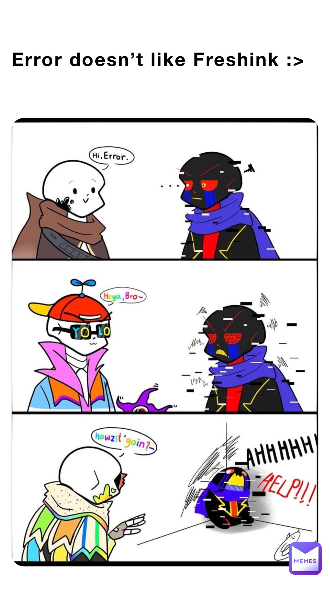 Error doesn’t like Freshink :>