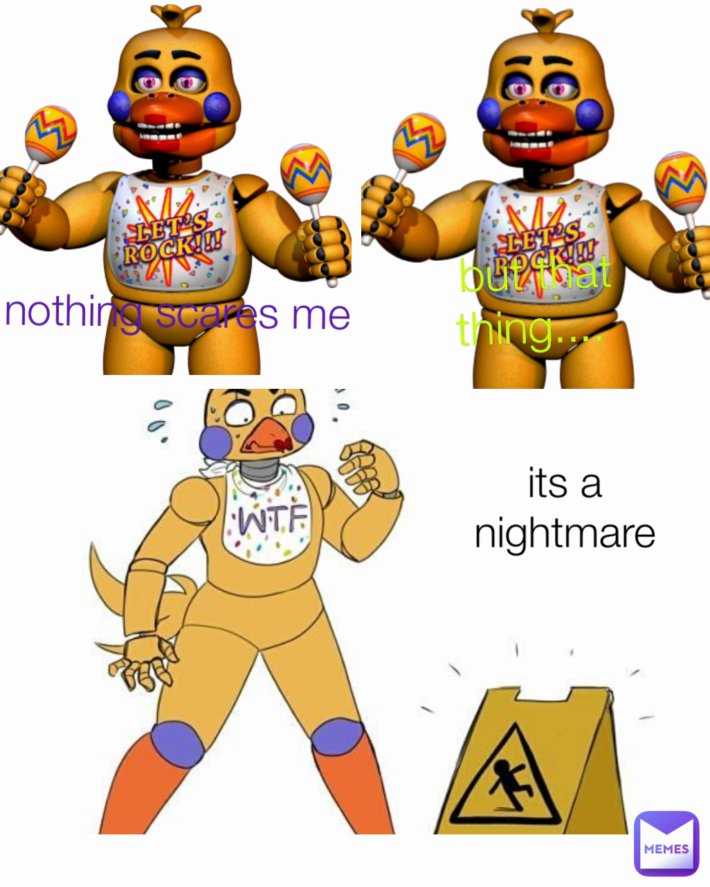 its a nightmare nothing scares me but that thing.... 