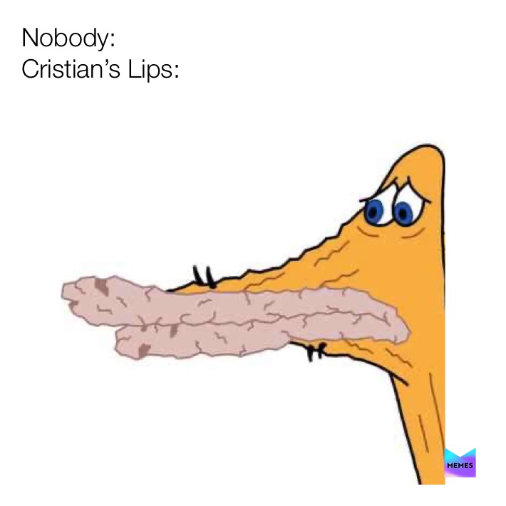 spongebob chapped lips