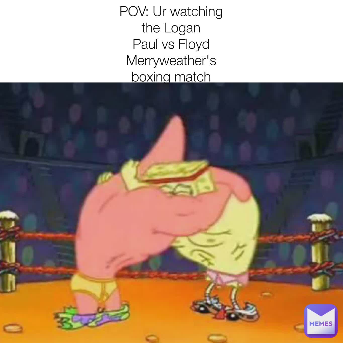 POV: Ur watching the Logan Paul vs Floyd Merryweather's boxing match