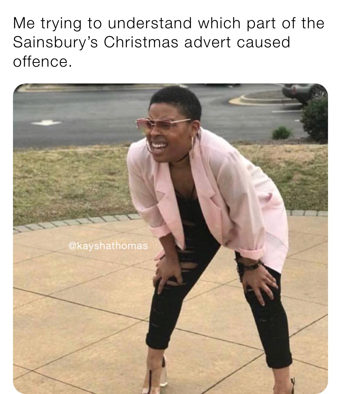 Me trying to understand which part of the Sainsbury’s Christmas advert caused offence.