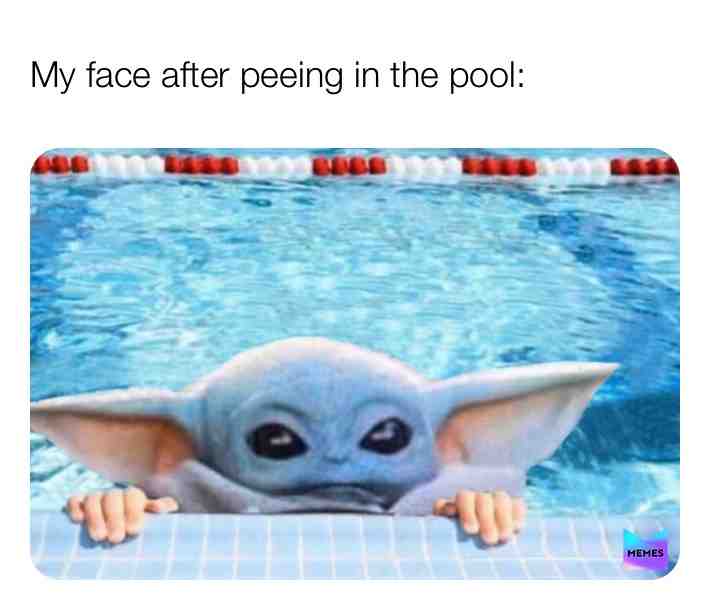 I’ve never actually peed in the pool🤣 #funny #comedy #memesdaily #memes