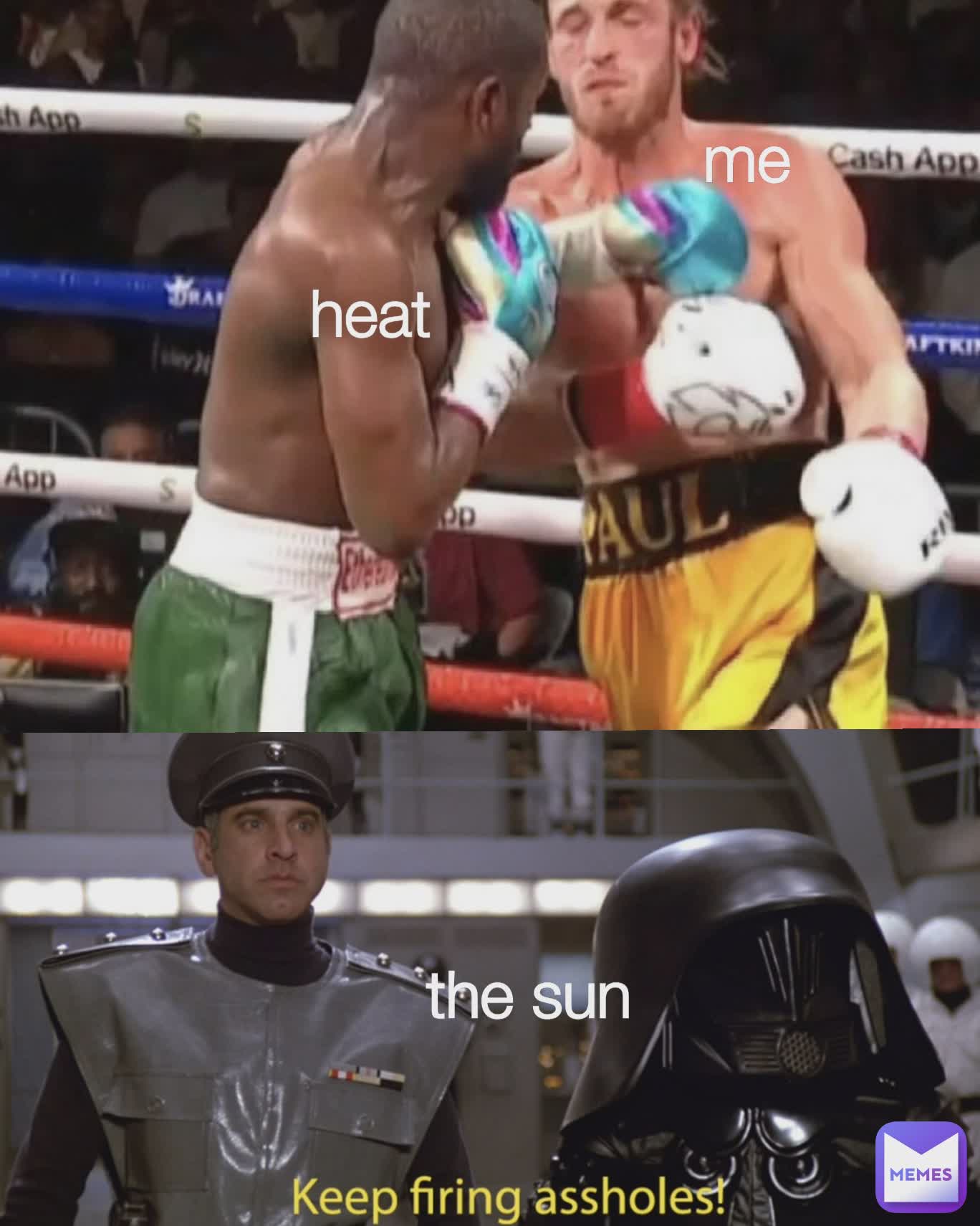 me heat the sun
