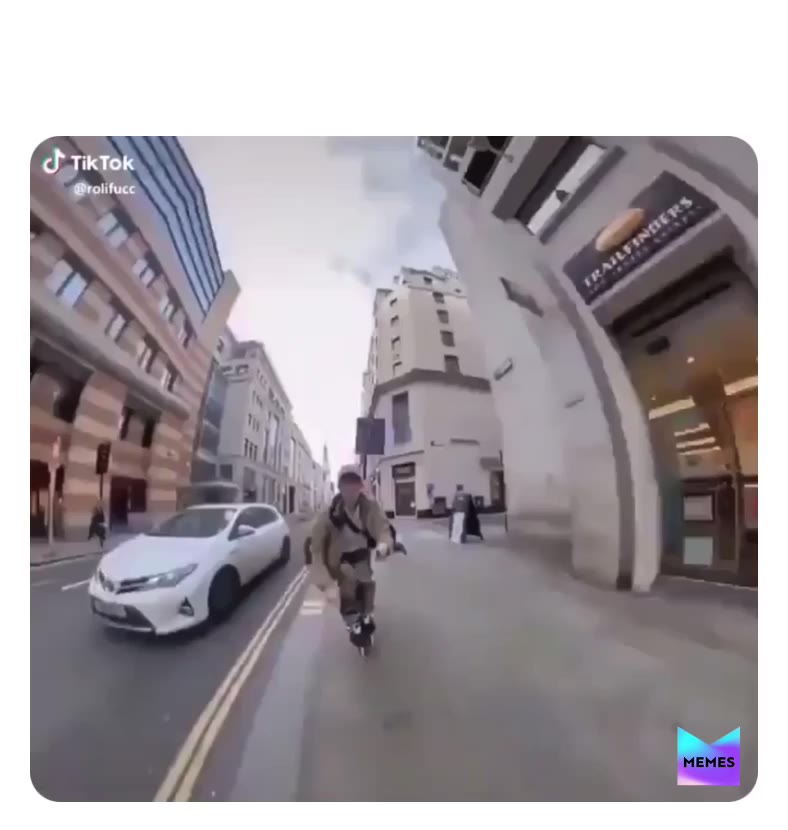#funny  #videomeme  #memes  #scary jumpscare  #skater  #skate  #dangerous  #danger  #street  #car