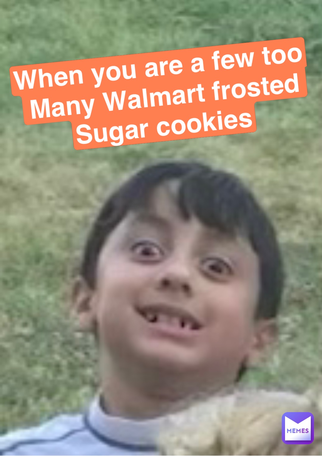 When you are a few too
Many Walmart frosted 
Sugar cookies