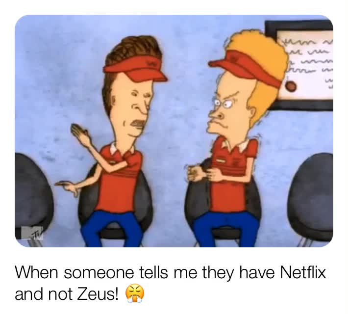 Dumbass! Hahahahaha!   #beavisandbutthead   #mtv   #zeus