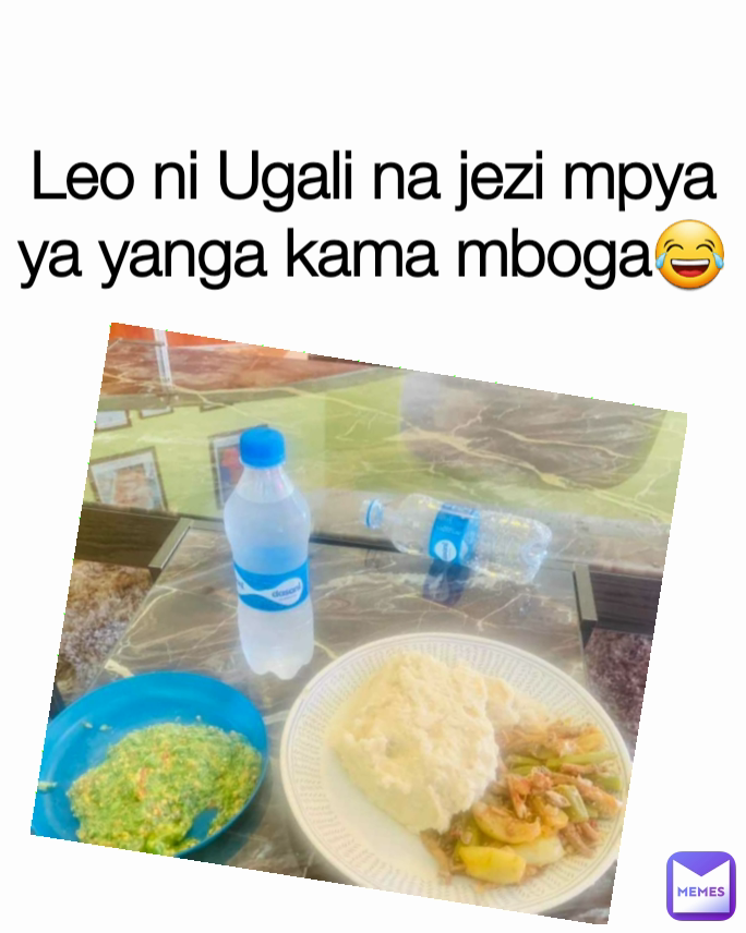 Leo ni Ugali na jezi mpya ya yanga kama mboga😂
    