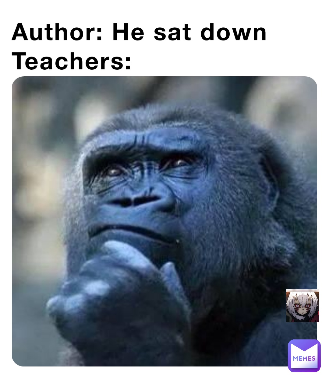 Author: He sat down
Teachers: