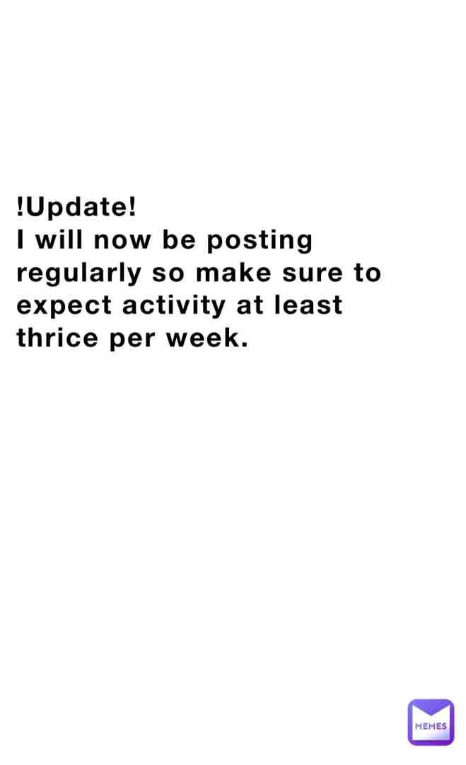 Just a quick notice