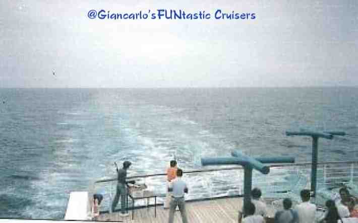 Skeet shooting whilst social distancing.  #FBF  #cruise  #EnvironmentallyConscience  #ChooseFUN