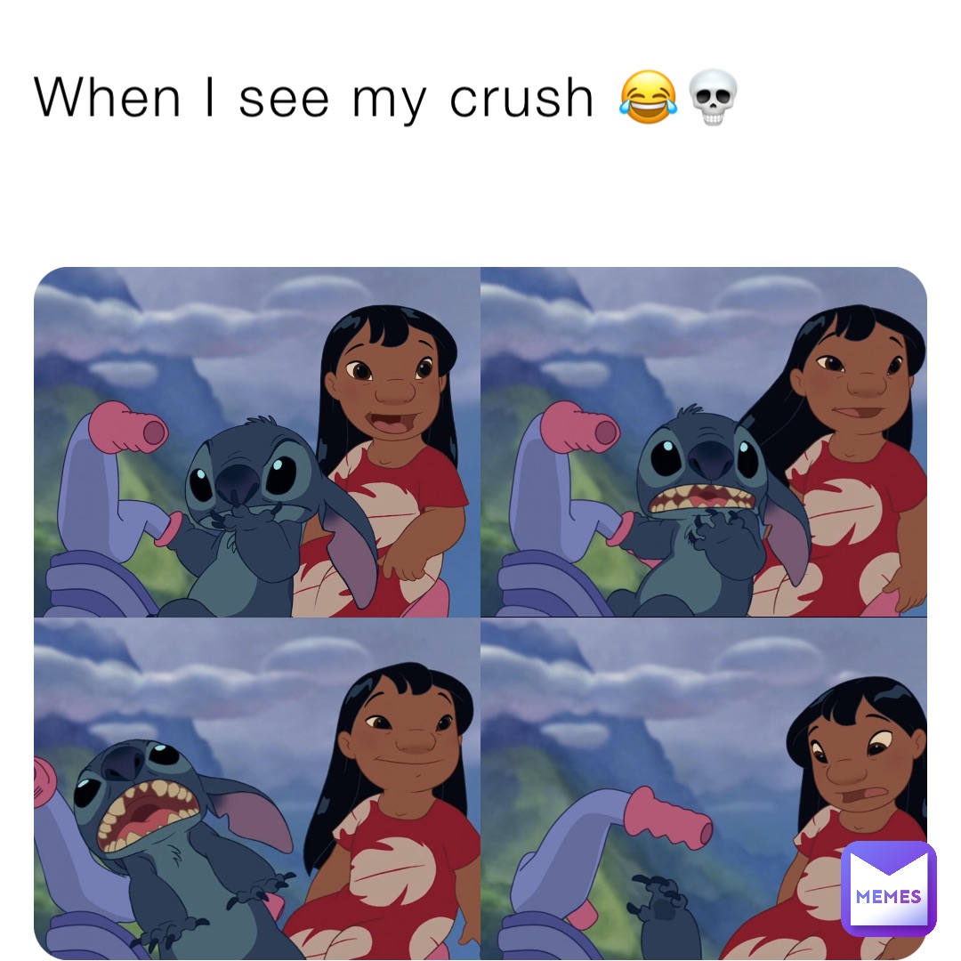 When I see my crush 😂💀