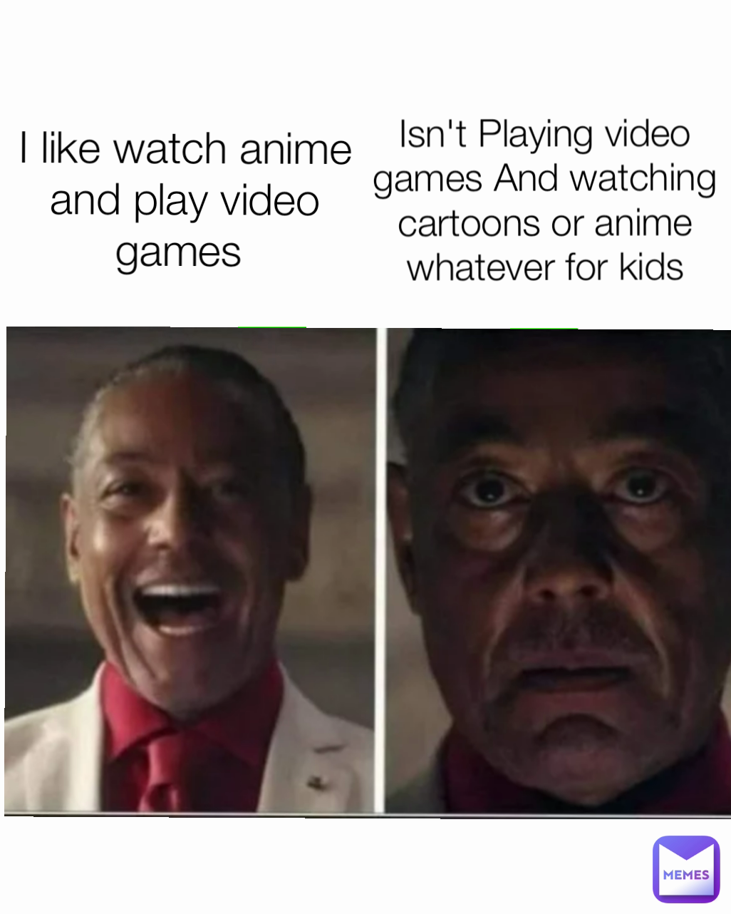 I like watch anime and play video games  Isn't Playing video games And watching cartoons or anime whatever for kids