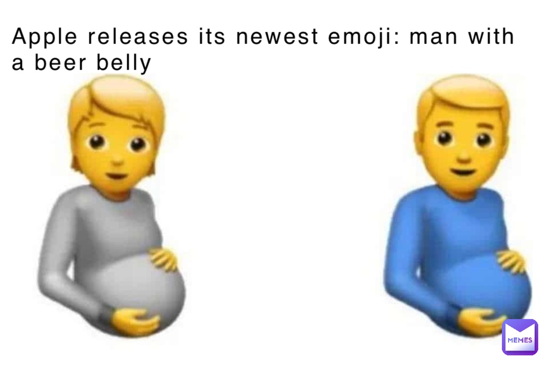 Apple releases its newest emoji: man with a beer belly ...