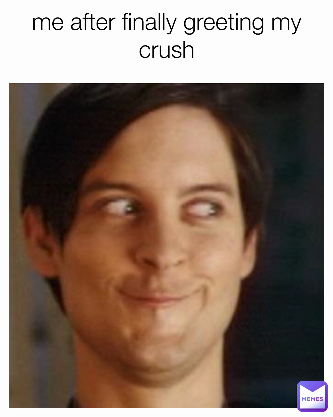me after finally greeting my crush
