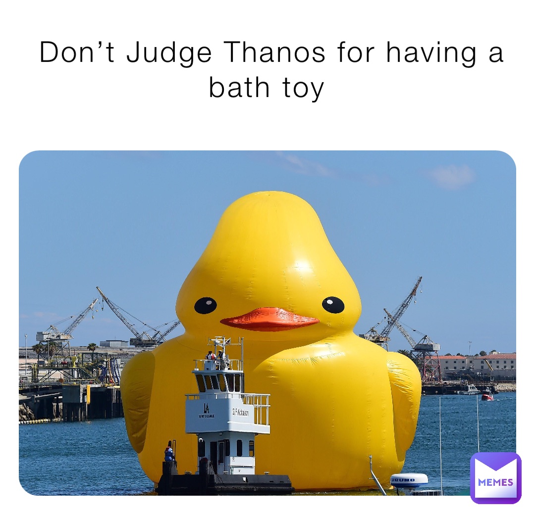 thanos rubber duck