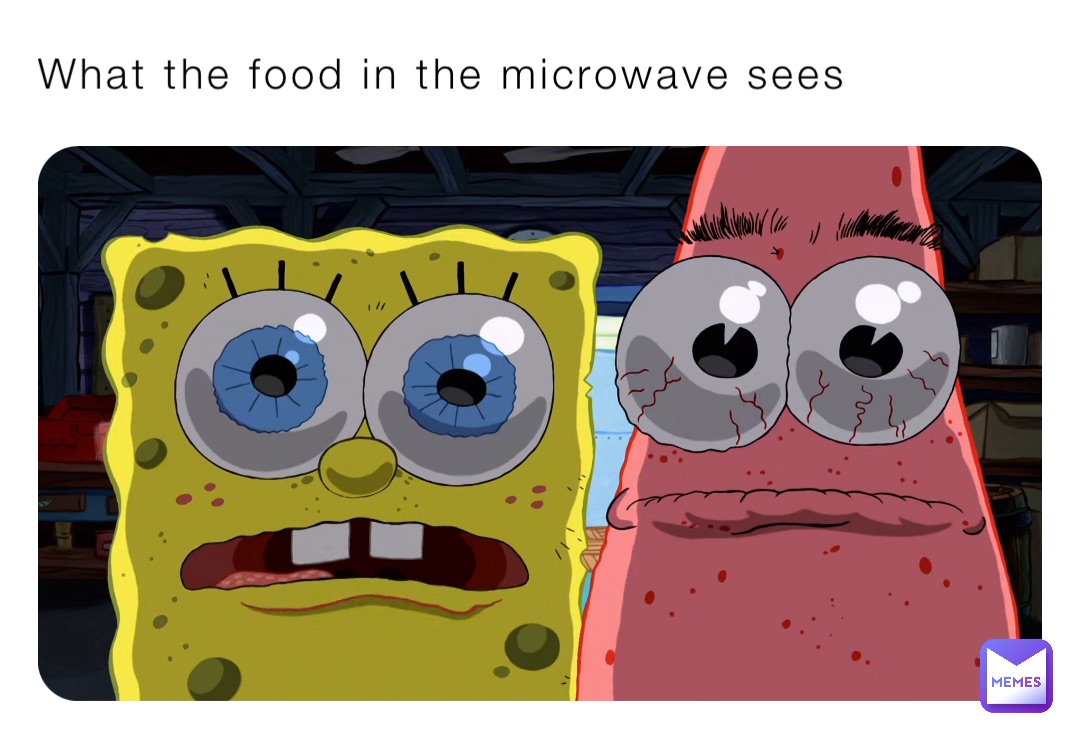 What the food in the microwave sees
