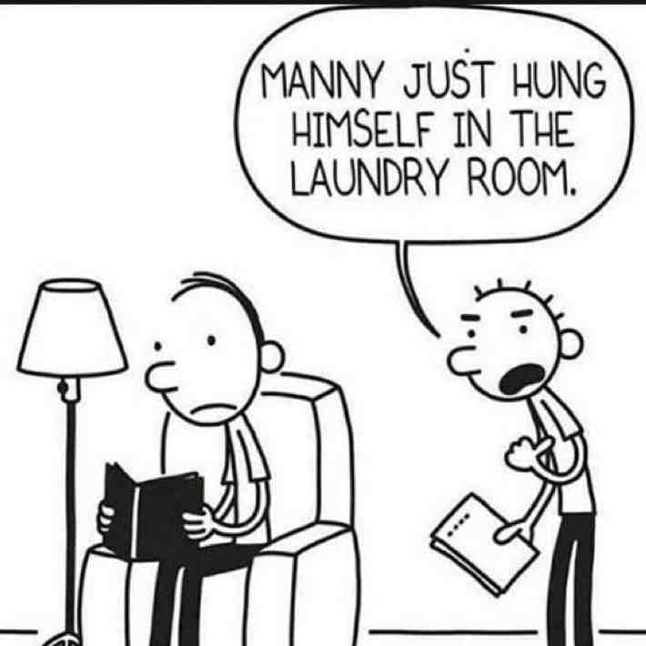 I wonder what made him do this. #diaryofawimpykid