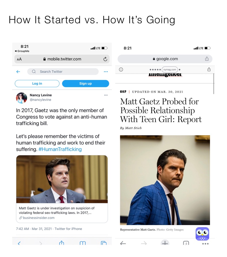 How It Started vs. How It’s Going