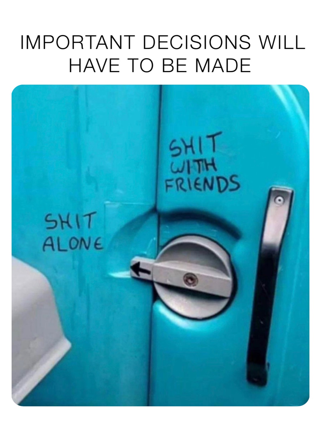 IMPORTANT DECISIONS WILL HAVE TO BE MADE