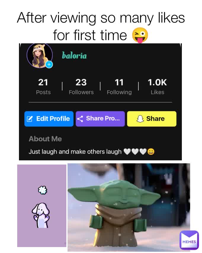 Meme shared by @baloria